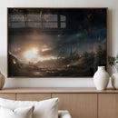 Avengers Planet Wall Art Canvas Print