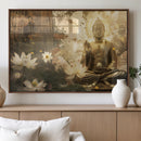 Zen Buddha Wall Art Canvas Print | Peaceful Meditation Decor