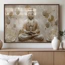 Serene Buddha Wall Art | Yoga Room Decor and Meditation Wall