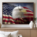 American Flag Eagle Symbol Wall Art, American Flag Eagle by MyGreatCanvas | Canvas Wall Art Prints | Photo Prints & Wall Decor