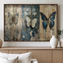 Butterfly Wall Art Trio | Vintage Butterfly Canvas Print | by MyGreatCanvas | Canvas Wall Art Prints | Photo Prints & Wall Decor