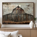 Rustic Barn Wall Art | Farmhouse Wall Decor Canvas Print |