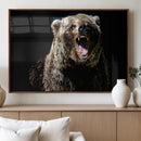 Grizzly Bear Canvas Print | Wildlife Wall Art for Cabin by MyGreatCanvas | Canvas Wall Art Prints | Photo Prints & Wall Decor