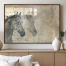 Abstract Horse Canvas Print | Modern Farmhouse Wall Art |