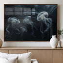 Jellyfish Wall Art Canvas Print, Elegant Wall Decor