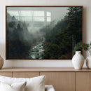 Misty Forest Wall Art | Ready to Hang and Framed | Tranquil