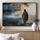 Jesus Walking Water Wall Art – Inspirational Christian