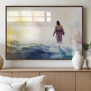 Watercolor Jesus Walking on Water Canvas Print, Christian by MyGreatCanvas | Canvas Wall Art Prints | Photo Prints & Wall Decor