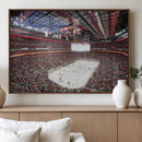 Barton Malow Little Caesars Arena Detroit Wall Art Canvas