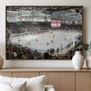 Lausanne Arena Ice Hockey Stadium Wall Art Canvas Print,