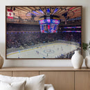 Madison New York Rangers Hockey Stadium Wall Art Canvas
