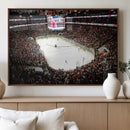 PNC Arena Raleigh North Carolina Hurricanes Hockey Stadium by MyGreatCanvas | Canvas Wall Art Prints | Photo Prints & Wall Decor