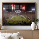 Framed Florida State Seminoles Football Team Print -