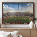 Framed Houston Cougars Football Team Print - Houston TDECU by MyGreatCanvas | Canvas Wall Art Prints | Photo Prints & Wall Decor