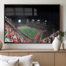 Houston Cougars Football Team Print - Houston TDECU Stadium by MyGreatCanvas | Canvas Wall Art Prints | Photo Prints & Wall Decor