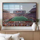Framed Texas Memorial Stadium Canvas, University of Texas