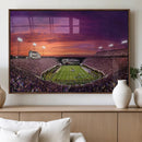 East Carolina University Pirates Football Print Canvas-
