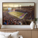 University of Kansas Jayhawks Football Team Print - Lawrence by MyGreatCanvas | Canvas Wall Art Prints | Photo Prints & Wall Decor