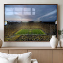 Michigan Stadium Wall Art Canvas Print, Vibrant Game Day by MyGreatCanvas | Canvas Wall Art Prints | Photo Prints & Wall Decor