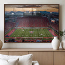 Framed Arizona Wildcats Football Team Print - Tucson Arizona by MyGreatCanvas | Canvas Wall Art Prints | Photo Prints & Wall Decor
