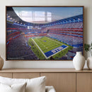 Buffalo Bills Football Team Print Canvas - Buffalo Highmark by MyGreatCanvas | Canvas Wall Art Prints | Photo Prints & Wall Decor