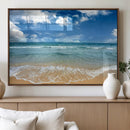 Sea View From the Beach Canvas Print