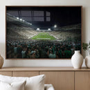 Framed Michigan State Spartans Football Team Print - East