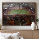 Syracuse University Orange Football Canvas Print, Football