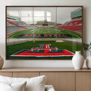 Texas Tech Red Raiders Football Team Print - Lubbock Jones
