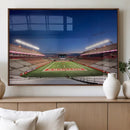 Rutgers Scarlet Knights Football Team Print - Piscataway SHI by MyGreatCanvas | Canvas Wall Art Prints | Photo Prints & Wall Decor