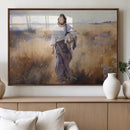 Jesus the Good Shepherd Wall Art Canvas Print - Lost Lamb