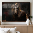 Abstract Black Horse Canvas Print for Farmhouse Wall Art | by MyGreatCanvas | Canvas Wall Art Prints | Photo Prints & Wall Decor