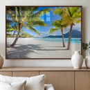 Blue Beach and Sea Wall Art Canvas Print by MyGreatCanvas | Canvas Wall Art Prints | Photo Prints & Wall Decor