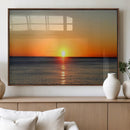 Golden Horizon Sunset Over Ocean Wall Art Canvas Print – by MyGreatCanvas | Canvas Wall Art Prints | Photo Prints & Wall Decor