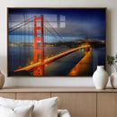 Large Wall Art San Francisco Canvas Print - Wonderful Golden