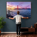 Golden Gate Bridge Wall Art Canvas Print – Framed San by MyGreatCanvas | Canvas Wall Art Prints | Photo Prints & Wall Decor