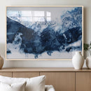 Abstract Blue Mountain Canvas Wall Art – Modern Triptych by MyGreatCanvas | Canvas Wall Art Prints | Photo Prints & Wall Decor