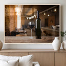 Wine and Bottle Wall Art Canvas Print by MyGreatCanvas | Canvas Wall Art Prints | Photo Prints & Wall Decor