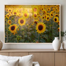 Sunflower Sunshine Wall Art Canvas Print by MyGreatCanvas | Canvas Wall Art Prints | Photo Prints & Wall Decor