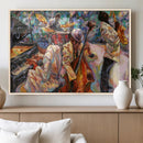 African American Jazz Art Music Abstract Wall Art Painting by MyGreatCanvas | Canvas Wall Art Prints | Photo Prints & Wall Decor