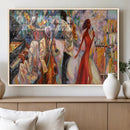 Abstract Afro American Jazz Canvas Wall Art | Music-Inspired by MyGreatCanvas | Canvas Wall Art Prints | Photo Prints & Wall Decor