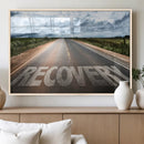 Recovery Road Wall Art Canvas Print