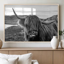 Longhorn Steer Canvas Print Wall Art, Highland Cow Canvas by MyGreatCanvas | Canvas Wall Art Prints | Photo Prints & Wall Decor