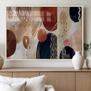 Boho Wall Art Canvas Print Set Mid-Century Prints Bohemian