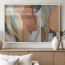 Boho Wall Art Canvas Print Set, Watercolor Boho Wall Art