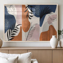 Boho Wall Art Canvas Print Set Mid-Century Prints Bohemian