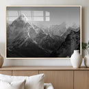 Everest Himalaya Mountain Peaks Black & White Triptych
