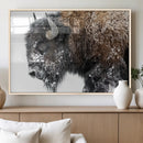 American Bison Wall Art Print – Majestic Buffalo Canvas