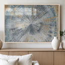Radiant Abstract Wood Rings Canvas Art – Modern Triptych by MyGreatCanvas | Canvas Wall Art Prints | Photo Prints & Wall Decor