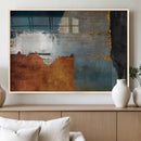 Modern Abstract Canvas Art Canvas Print - Framed and Ready